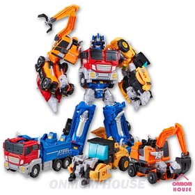 Tobot Heavy Metal 3-in-1 Combine Robot Heavy Equipment Korean Toy