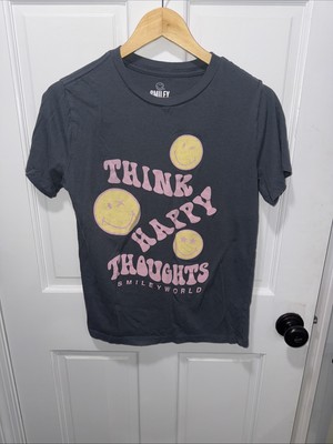 Smiley Word Turbulence Women s Cotton Relaxed T-shirt S 