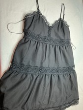 Express Mini Dress M  Strap Lace Trim Mini Party Y2K Dress