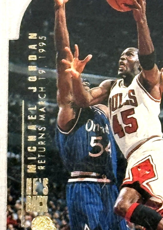 1994-95 Upper Deck SP Championship Michael Jordan Die-Cut Parallel #41 Bulls - Imagem 2 de 4