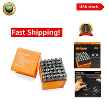 Versatile 36-Piece Metal Stamping Tool Set 1/4" - Perfect for Crafts  Jewelry