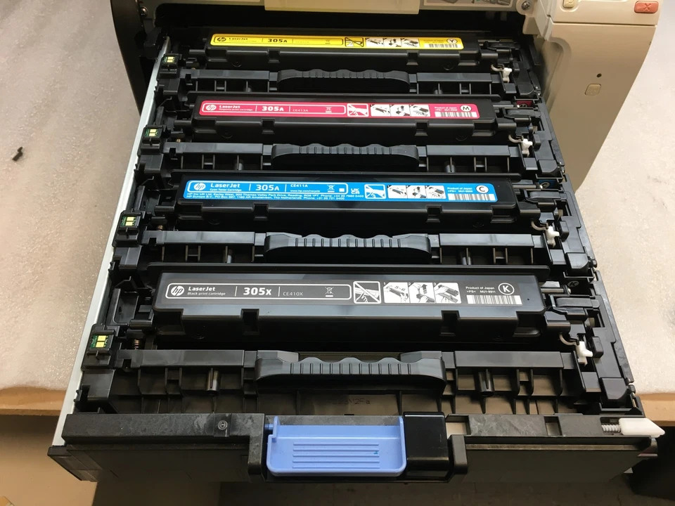 HP Laserjet 400 Color M451nw Workgroup Network Printer 25K pg ct - Low Toner - Image 3 of 4