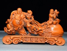 Exquisite Small Leaf Boxwood Ornament That Brings Blessings To The Universe