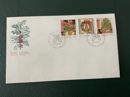 Canada 1987 #1148-1151 Christmas - 2 FDCs