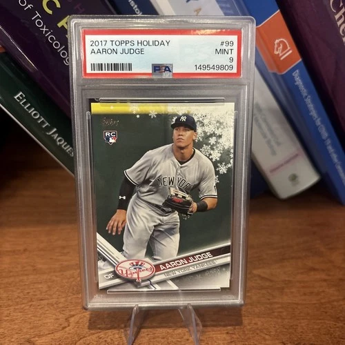 2017 Topps Holiday - Aaron Judge #HMW99 (RC) PSA 9