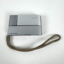 Sony Cyber Shot DSC-T10 7.2MP Digital Camera Silver Made in Japan MC-233