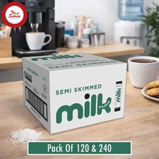 Lakeland UHT Semi Skimmed Milk Sticks 10ml (Pack of 120 & 240)