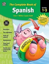 The Complete Book of Spanish, Grades 1 - 3 by Thinking Kids English Paperback