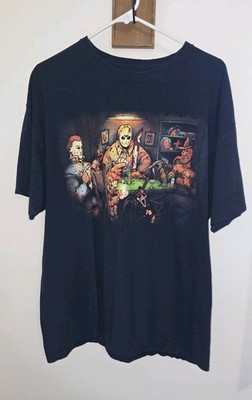 GDA  Freddy Krueger Jason Michael Myers Chucky Sz XL  T-Shirt 2018 Halloween