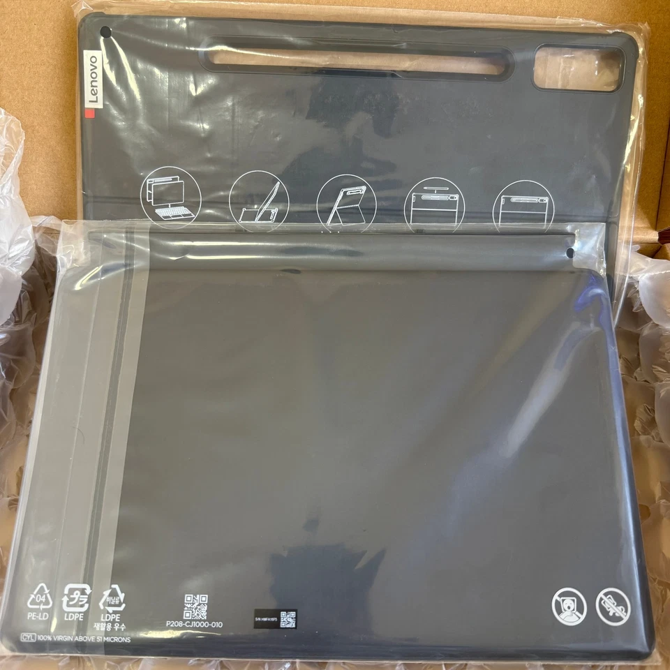 Original Para Lenovo Tab P12 12.7" 2023 Teclado Magnético Estuche Pack - Inglés EE. UU. Foto 2 de 4
