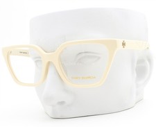 Tory Burch Eyeglasses TY 2133U 1906 Glasses Polished Creamy White 53mm with Case