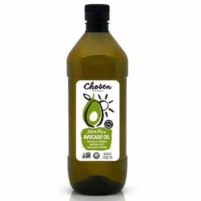Chosen Foods Pure Avocado Oil 42.3 fl oz - Keto Friendly, Healthy Cooking Oil