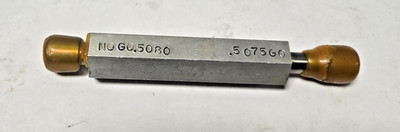 Gauge BORE RING GO NO GO .5080 .5075 Thread Plug Gage