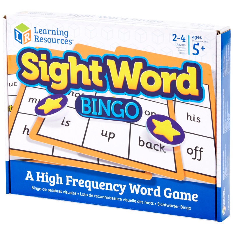 Learning Resources Sight Word Bingo Educational Game LSP2193 2-4 Players Ages 5+