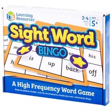 Image of Learning Resources Sight Word Bingo Educational Game LSP2193 2-4 Players Ages 5+