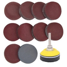 100pc 2" Sanding Discs Set: 80-3000 Grit Sandpaper, 1/4" Shank & Pad 0.17 per gallon