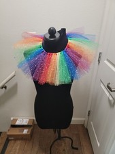 Beautiful Handmade Tutu In Rainbow Colors 