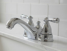 Moen Banbury WS84912 Two-Handle Centerset Bathroom Faucet w/Drain Chrome finish