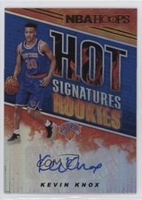2018-19 Panini NBA Hoops Hot Signatures Rookies Kevin Knox #HSR-KK Auto 5w5
