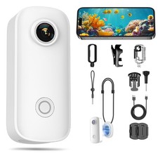 SJCAM C100 Action Camera 4K Body Camera Magnetic Vlogging Camera Waterproof
