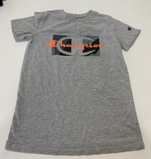 Champion Boy's Short Sleeve Gray T-shirt Size Medium