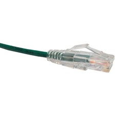 Unirise - CS6-15F-GRN - Unirise Clearfit Slim Cat6 Patch Cable, Snagless,