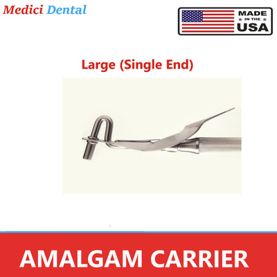 Dental Large Amalgam Carrier Large Universal Stainless Steel - Single Ended, US