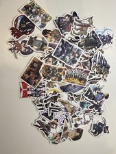 50-Piece Attack on Titan Anime Vinyl Sticker Lot for Laptop Crafts Journals 70