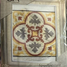 Printed needlepoint tapestry   20x25 Cm  Rto Kit With Floss mandala