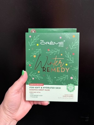 The Creme Shop Face Sheet Masks 5 Pack Winter Remedy Hyaluronic Acid & Vit B5