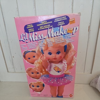 Vintage 80er Mattel ''Lil' Miss Makeup'' Puppe sehr selten verpackt 