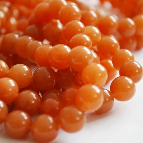 16" strand semi precious gemstone red aventurine round beads 4mm