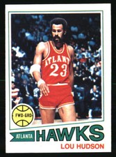 Lou Hudson 1977 Topps #85  Basketball Card