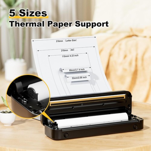 Phomemo M832 Portable Inkless Printer A4 Mobile Thermal Printer For Travel lot - Picture 2 of 13