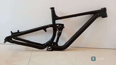Cadre de VTT Boost à Suspension Complète 148x12MM Axe Traversant pour AM Endure 27.5 29er Cadre de Vélo en Alliage d'Aluminium Trail VTT Cadre Frein à Disque avec Casque (Color