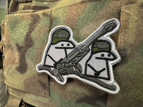 Bestickter ukrainischer Militär Aufnäher Chevron Flork Artilleryman, Gober - Bild 4 von 5