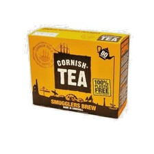 Cornish Tea Smugglers Brew 80 Plastic Free Tea Bags 250g 0.11 per strip