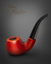 HAND MADE WOODEN SMOKING PIPE for TOBACCO  PEAR no 62  Teak + Filter