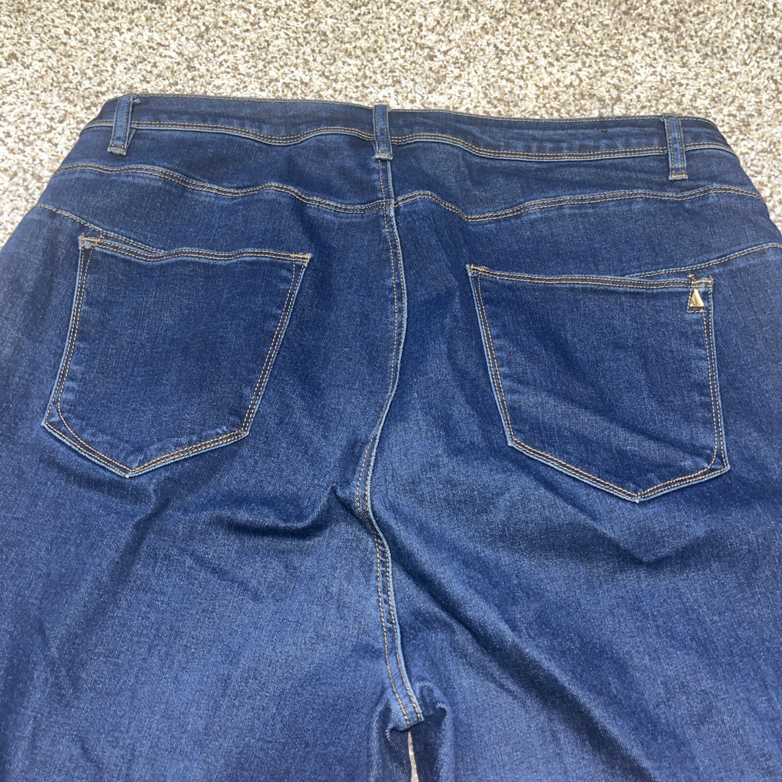 La La Anthony Women's Power Zip High Rise Skinny Jeans Blue Size 22 (36x32) - View 18