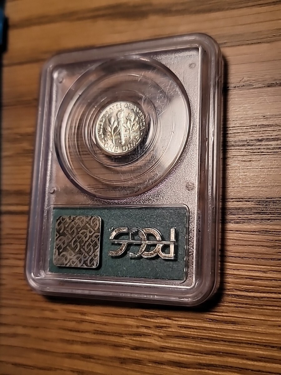 PCGS DOILY HOLDER SAMPLE SLAB 1964-D Roosevelt Dime MS64 RARE | eBay