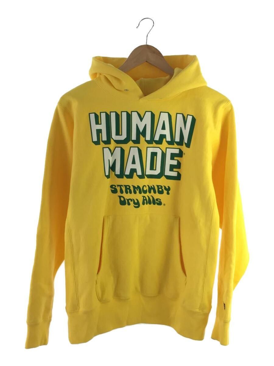 HUMAN MADE Hoodie M Cotton Yellow Print Used | eBay