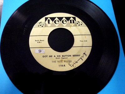 The Nite Riders -Don't hang up the Phone/Got me a six button Benny 45 R&B