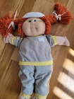 Cabbage Patch Kids Coleco girl doll red braided hair blue eyes 1978 1982 Vintage