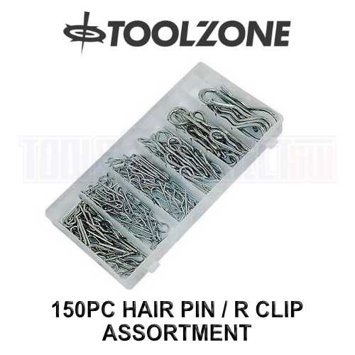 150pc ASSORTED HAIR PIN  R/CLIP RETAINING CLIPS HW174