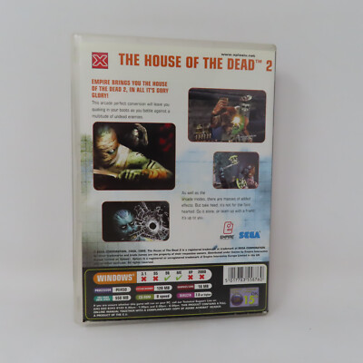 PC CD-Rom House of the Dead 2: Xplosiv Gory game SEGA PC windows