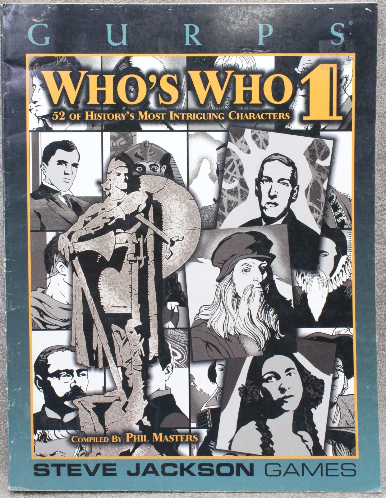 GURPS WHO’S WHO 1 52 History’s Characters Sourcebook Steve Jackson Games 11887