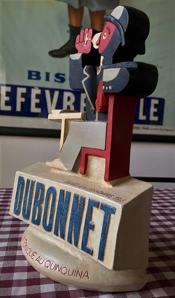 Plâtre publicitaire DUBONNET 31x22x7cm - Photo 3/4