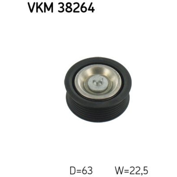 SKF Umlenk FüHrungsrolle Keilrippenriemen FüR Mercedes-Benz S-Klasse Coupe SL-image