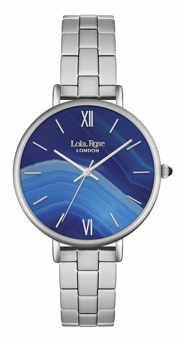 Show-stopper! LOLA ROSE, Rose-gold-tone Bracelet Watch, stunning ocean blue dial From casual to chic, your watch is the one thing that never  main image 4