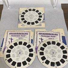View Master 1550, 1551, 1552, Passion Play Oberammergau Germany, 3 Reel Set 1G